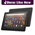Tab - Amazon Fire HD 10' Inch Tablet | 100% INSPECTED | 11th Generation | 3GB RAM | 32GB ROM(STORAGE) | 6300mAh Battery | Playstore Installed | BEST FOR ADULT AND KIDS BOTH | Just Like New Condition | With Box, Charger, Cable & FREE SURPRISE GI. 