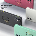 Hontinga for Samsung Galaxy J7 Core Case New Pikachu Pokémon Design Side Design Phone Case Square Edge Pattern Liquid Silicone Cases Full Cover Camera Soft Protection Case. 