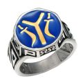 Valily the 24 Oghuz tribes Ring Stainless Steel Men Ring Ottomans Seal Kayi Ertugrul Male Cool Rings Jewelry Anillo Hombre. 