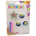SPONGEBOB SQUAREPANT CANDLE FOR CAKE DECORATION - SPONGEBOB SQUAREPANTS THEME CANDLE SET. 