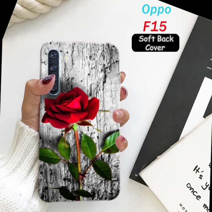 Oppo_F15 Back Cover - Rose - 2Gud Soft Case Cover Pouch