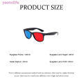 [Y] Square Frame 3D Glasses Universal Children 3D Glasses Red Blue 3D Glasses Y. 