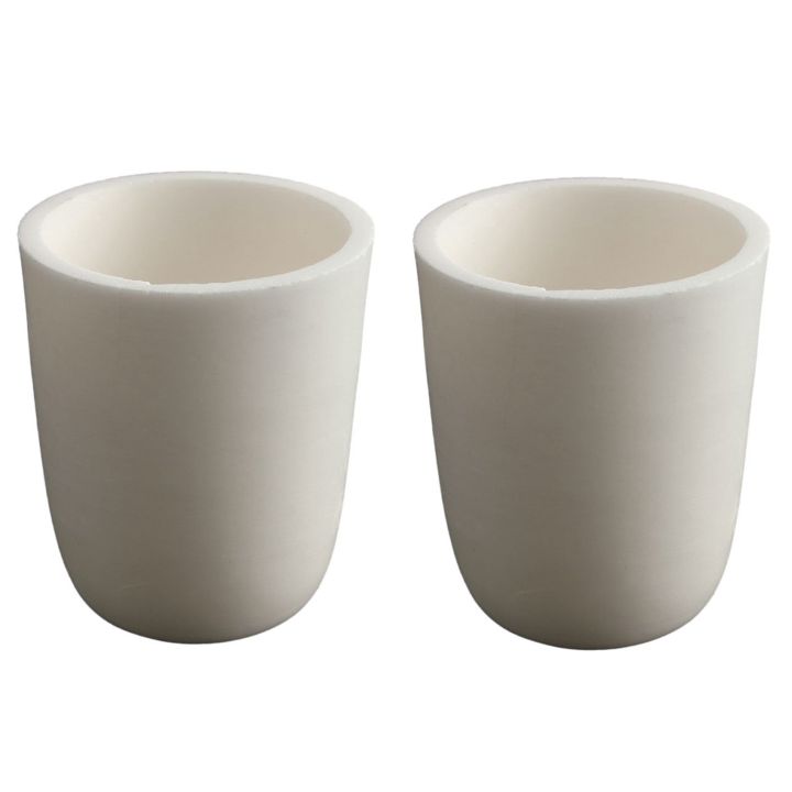 JOUYI 2X 30Ml Alu 99% Conical Corundum Crucible Melting Furnace Crucible Metal Casting OVP 32 x 38 x 45 x 25mm