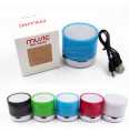 Mini Portable Bluetooth & Rechargeable Speaker with Light  Supported SD Card  - Multi Color. 