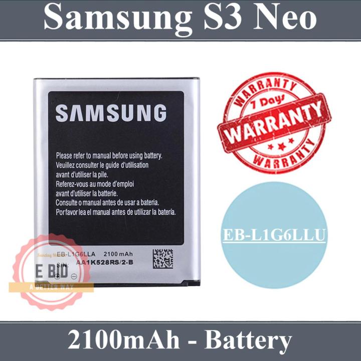 Samsung S3 Neo Battery EB-L1G6LLU Replacement Premium Quality 2100mAh Battery For Samsung S3 Neo