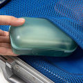 Portable Sealed Round Shampoo Bar Soap Holder Box Case Container Home Travel Nicle. 