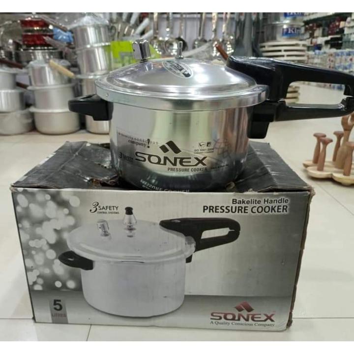 prssure cooker 5 liter silver steeel