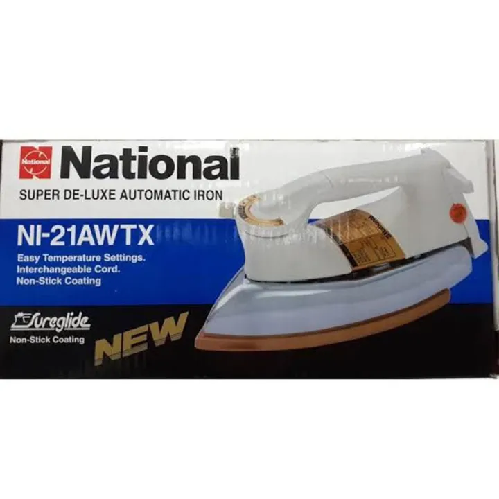 National Electric iron NI-21AWTX SUPER DELUXE AUTOMATIC IRON (up to 25% faster ironing)