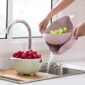 Kitchen organizer Double Layer Colander Drainer Basket with Bowl for Washing Fruits and Vegetables convenient kitchen accessories strainer kitchen organizer storage baskets. 
