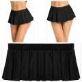 Knife Pleated Mini Skirt for Women - Cotton-Polyester, Side Zipper, Available in XS-XXXL. 