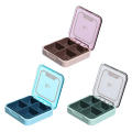 Portable Box Cute Mini Organizer Plastic Travel Case for Traveling Daily Use Health Management Senior Citizens Medication Planning. 