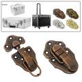 2X Toggle Latch Wooden Box Latch Clasp Clip for Jewelry Trinket Box Suitcase Red. 