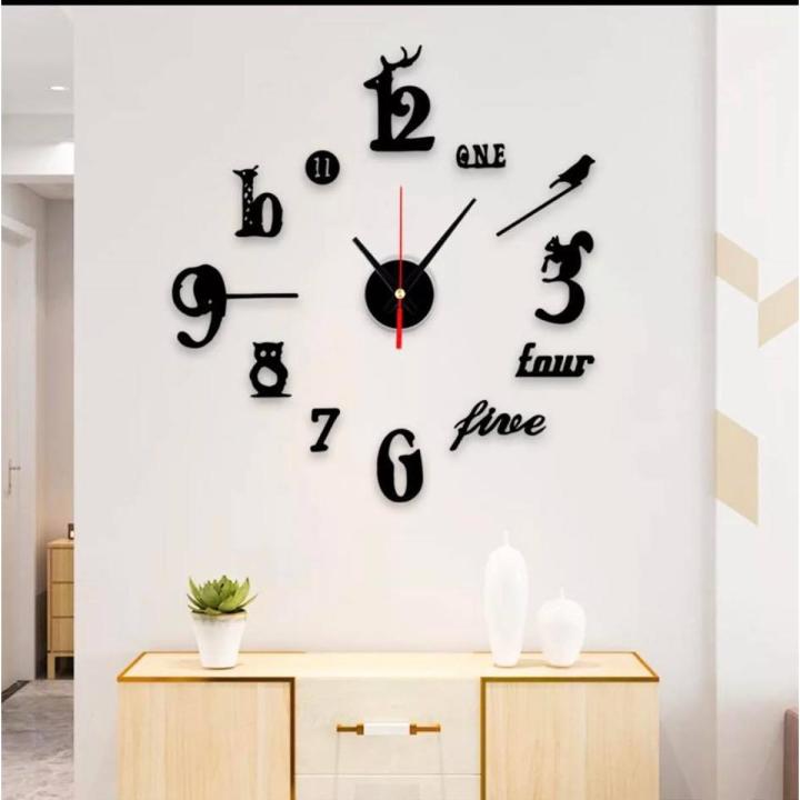 Wooden Wall Clock | Unique Wooden Clock | 3D Quartz Watch DIY Design Decoration Piece for Home Decor and Living Room | Numeric 3D Clock for Offices and Rooms and for Gifts | Modern Design High Quality Premium Clocks | wooden clocks, Wall Décor