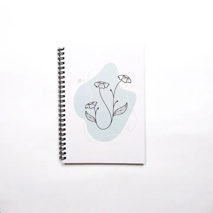 Blue%20&%20Peach%20Minimal%20Floral%20Spiral%20Notebook%20%7C%20Lined%20Pages,%20Soft%20Cover,%20Cute%20Aesthetic%20Stationary%20-%20Image%203