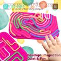 Kids Tactile Sensory Toy Silicone Fidget Toy for Stress Relief Fine Motor Skills Development Educational Busy Board for Kids Adults Love Heart Sensory Activity Board. 
