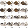 (Buy 3 get 1 free) Adjustable Detachable Jeans Buttons Nail Free Metal Buttons For Clothing Diy Sewing Clothes Accessories. 