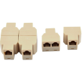 RJ45 3 Way Network Cable Adapter Splitter Extender Plug Coupler. 