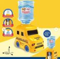 Mini Water Dispenser for Kids - Cute Design Dispensers - Little Duck, School Bus, Fire Truck, Dino, Train Dispenser. 