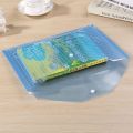 Pack of 6 - Random Color Plastic Clear Bag A4 Size Documents File, A4 Document Organizer, Plastic Folders for File,Transparent My Clear Bag,Office Supplies File Folders for School and Office. 
