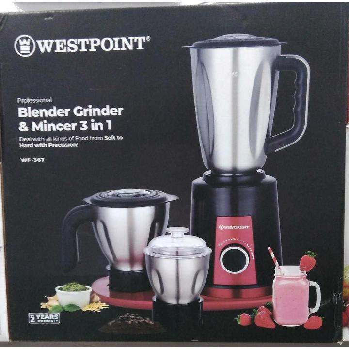 Westpoint WF-367 Professional 3-in-1 Blender, Grinder & Mincer ...