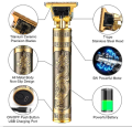 Original Vintage T9 Hair Trimmer Metal body USB Rechargeable Beard Clipper Hair Removal Cutting Machine. 