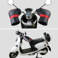 【AmbitionmA】 Motorcycle Handlebar Covers Winter Thick Warm Handle Bar Gloves Covers Universal Motorcycles Scooters Hand Warmer. 
