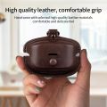 Leather TWS Earphone Protective Case with Hook For Sony WF-1000XM4. 