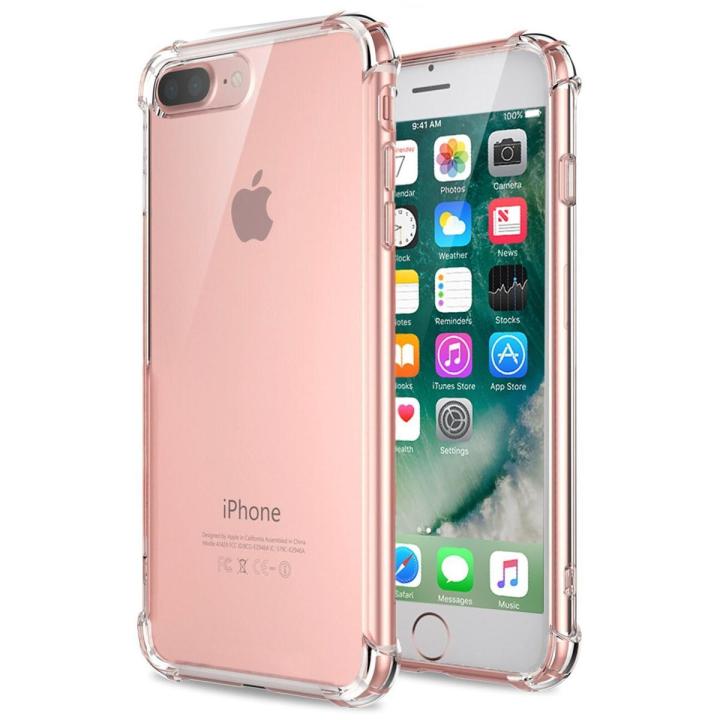 Apple iPhone 7 Plus Back Cover Transparent Extra Bumper Anti Shock Soft Crystal Clear Case Cover For iPhone 7 Plus