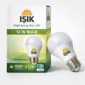 LED Bulb [ISIK] 12W/18/30W/50W– Energy Saving, Bright White Light – High Brightness – Home & Office Use. 