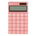Deli - ENS041-Nusign Calculator Plastic-12 Digits Multi color. 