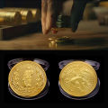 John Wick Cosplay Coin Continental Hotel Coin Cosplay Keanu Reeves Hotel Metal Alloy Coins Fan Collection Gift Costume Props. 