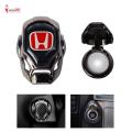 Honda Logo Engine Start Stop Switch Button Push Button Cover Carbon. 