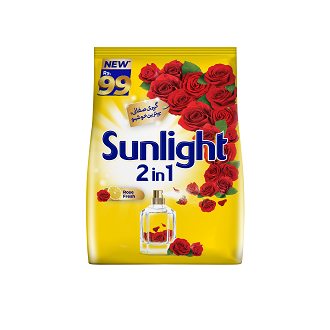 Sunlight 2in1 Washing Powder Rose - 380G (Clean & Rose Fresh)
