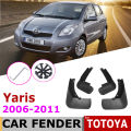 Para-lama, proteção contra splash, para-lama, acessórios para carro, toyota yar2007 2011 ~ ~ ~ ~ ~. 