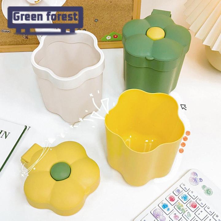Green forest Storage Bucket Deep Living Room Bedroom Trash Storage Bucket