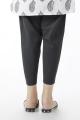 EGO All Season  Outlined-Pants  Black Cotton Stitched Trouser for Women. 