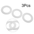 3pc Drain Valve Water Stop Seal For Glacier Bay Model 83SGB 3 In. Dual Flush Seal Washer Toilet Tank Bathroom Accessories. 