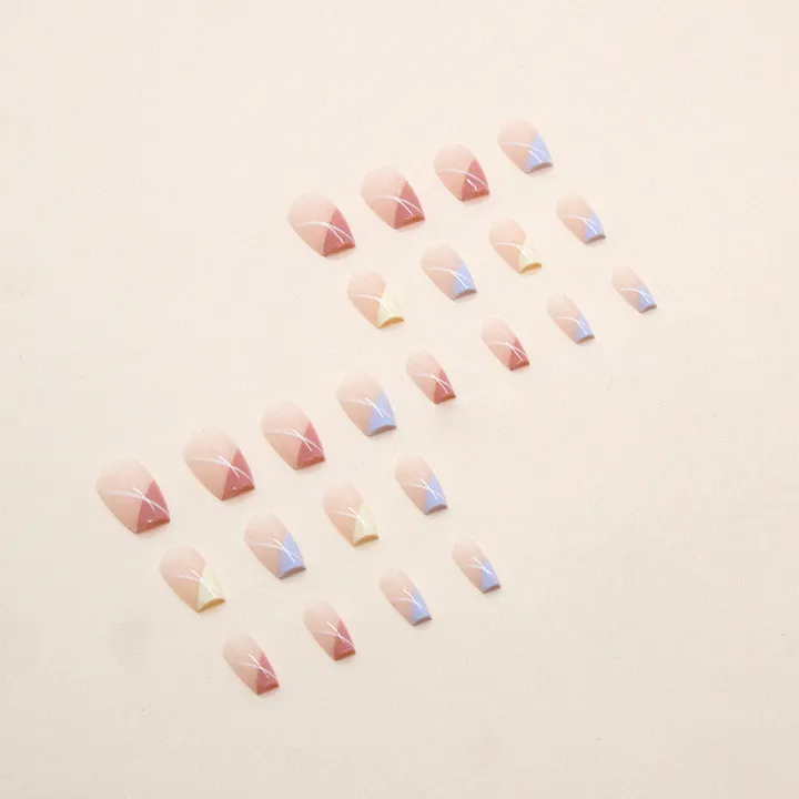 24Pcs%20Spring%20Day%20Fresh%20Fake%20Nails%20with%20Glue%20DIY%20Art%20Design%20False%20Nails%20Wearable%20Nails%20Stylish%20Pattern%20Artificial%20Nails%20-%20Image%204