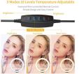 LED Selfie Ring Light 26cm * 31cm | 3 Multicolors Lighting Circle Ring Light with tripods for TikTok. 