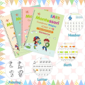 Sank Magic Practice Copybook Set | Reusable Writing Practice Book with Magic Pen and 10 Refills for Kids Aged 1-6 | Montessori Learning Tools for Fine Motor Skills & Handwriting Improvement | Fun and Educational Workbook. 