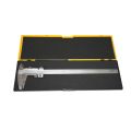 12" (0.02MM) Premium Vernier Caliper Carbon Steel #45, Metric & Inch Scales, High Accuracy 0.02mm, Chrome Finish, Durable, Packed In Plastic Case Perfect For Precision Measurements, Mechanical Engineering, And Professional Use - UYUSTOOLS CLA012. 