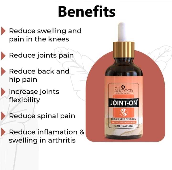 Sukoon Joint-On Essential Oil, For Knee & Joints Support, 30ml