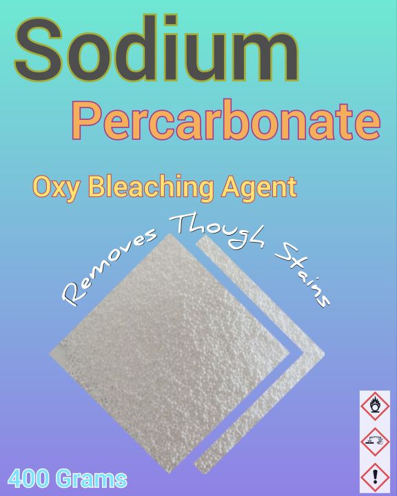 Sodium Percarbonate 400g | Oxy bleaching Stain Remover | For Laundry