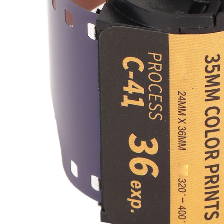 35mm Camera Color Print Film 36 Sheets Carbon Removal Vintage Camera Color Negative Film for 135 Camera 35mm Film Roll 35mm Film