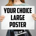 Large Posters of Your Choice | XL Sized Wall Art | Premium Quality Wall Art | 18 x 12 Inches Customizable. 