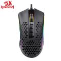 Redragon M808 Storm Lightweight RGB Gaming Mouse 85g Honeycomb Shell 12,400 DPI 7 Programmable Buttons. 