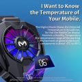 MEMO Dl05 Phone Radiator Mobile Cooling Fan Game Cooler RGB | LED Display | Gaming Fan For PUBG Phone Cooler , FREEFIRE - Gaming Case Cold Wind Handle Fan Cool Heat Sink Semiconductor Adjustable Mobile Game Cooler System Cooling Fan | Light Gamepad Holder. 