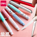 Powerful portable portable pen scissors small mini pen creative foldable pen cute pupils with small scissors multi-functional household safety small handmade children's paper-cut. 