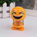 Pack of 3 Emoji Smile Face Spring Shaking Head. 