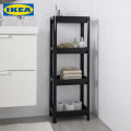 IKEA VESKEN Shelf Unit - White - Black. 